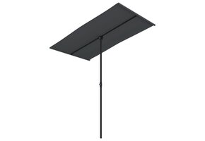 vidaXL Parasol Zwart 180x110 cm - 68% Korting! Retourproduct in Goede Staat