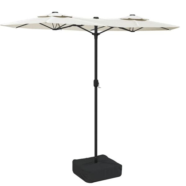 VidaXL Dubbele Parasol met LED (316x240cm) - 65% Korting!