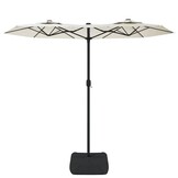 VidaXL Dubbele Parasol met LED (316x240cm) - 65% Korting!