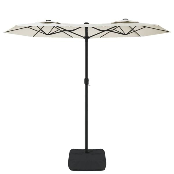 VidaXL Dubbele Parasol met LED (316x240cm) - 65% Korting!