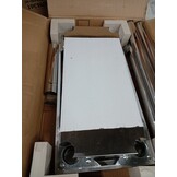 vidaXL Keukenwerktafel RVS met wielen - 55% Korting - Licht beschadigd