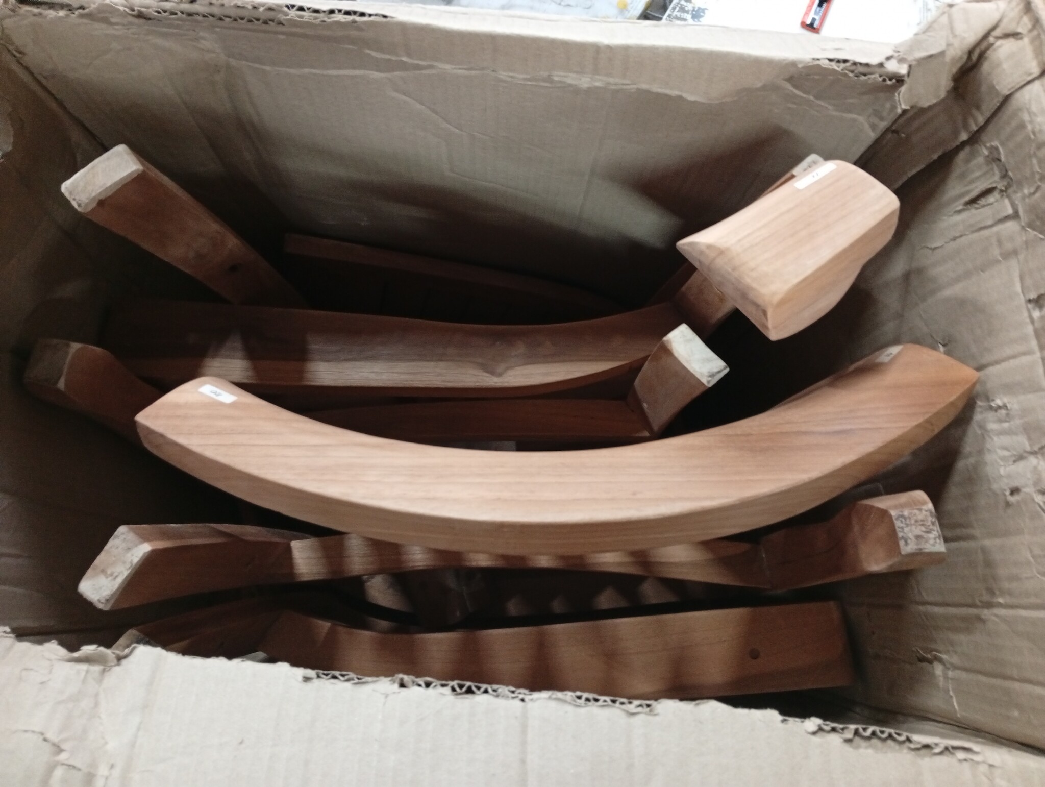 vidaXL Massief Teakhouten Tuinstoelen (2x) - 55% Korting! Licht beschadigd