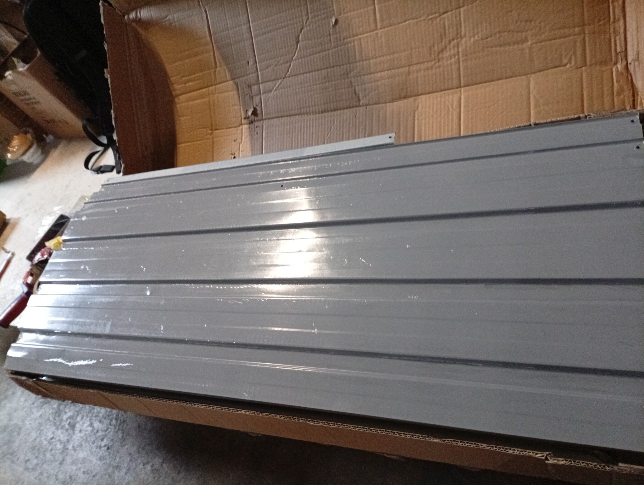 VidaXL Tuinschuur Grijs 116x45x175cm - 55% Korting! (Retourproduct)