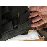 VidaXL Plantenbak met Latwerk Vurenhout Zwart | 60% Korting | Lichte Schade