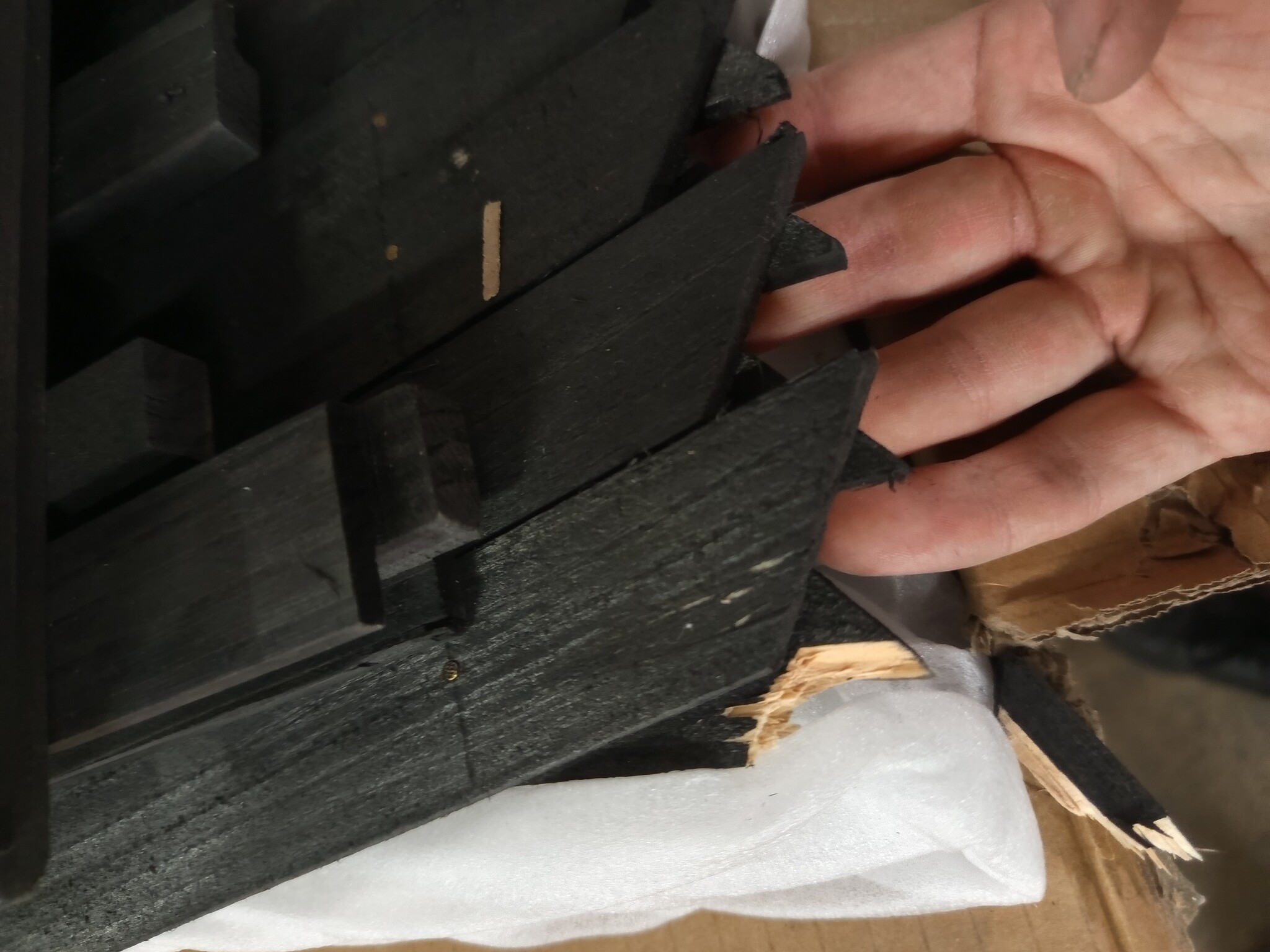 VidaXL Plantenbak met Latwerk Vurenhout Zwart | 60% Korting | Lichte Schade