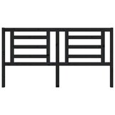 vidaXL Hoofdbord Grenenhout Zwart 186cm - 55% Korting! Laatste Stuk!