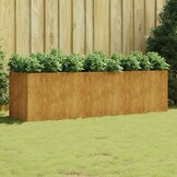 VidaXL Verhoogde Plantenbak Cortenstaal 280x80x80 cm - 35% Korting!