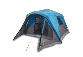 VidaXL Gezinstent 6-persoons Blauw | Waterdicht & Luifel | 46% Korting!