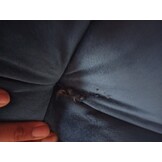 VidaXL Relaxstoel Fluweel Blauw - 59% Korting! (Met Kleine Schade)