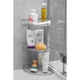 Hoekdouchemand 3 Planken - 46% Korting | Zo Goed Als Nieuw!