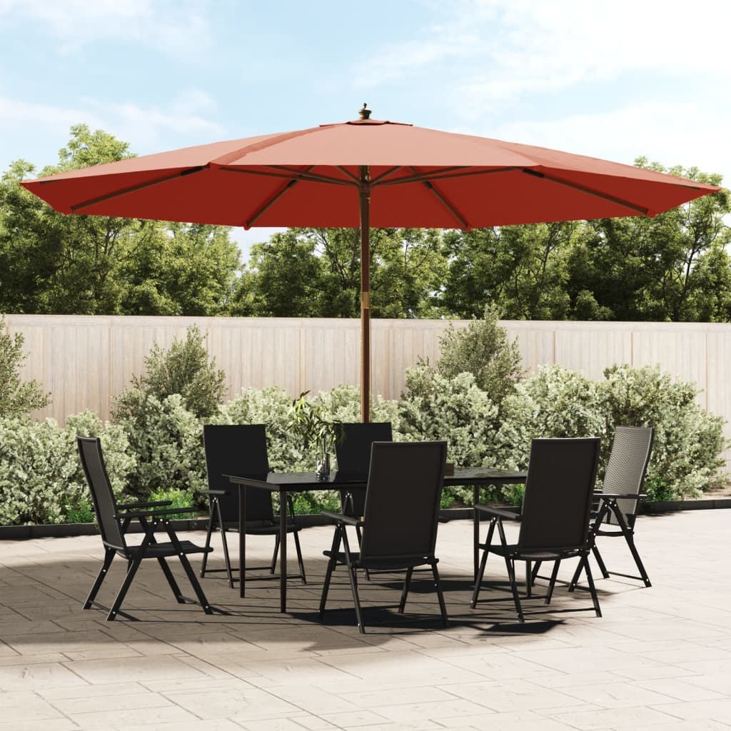 VidaXL Parasol Terracotta 400x273 cm - 46% Korting | Retournetje