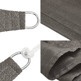 vidaXL Zonnezeil 6x6m Antraciet - 65% Korting! | Nieuw!