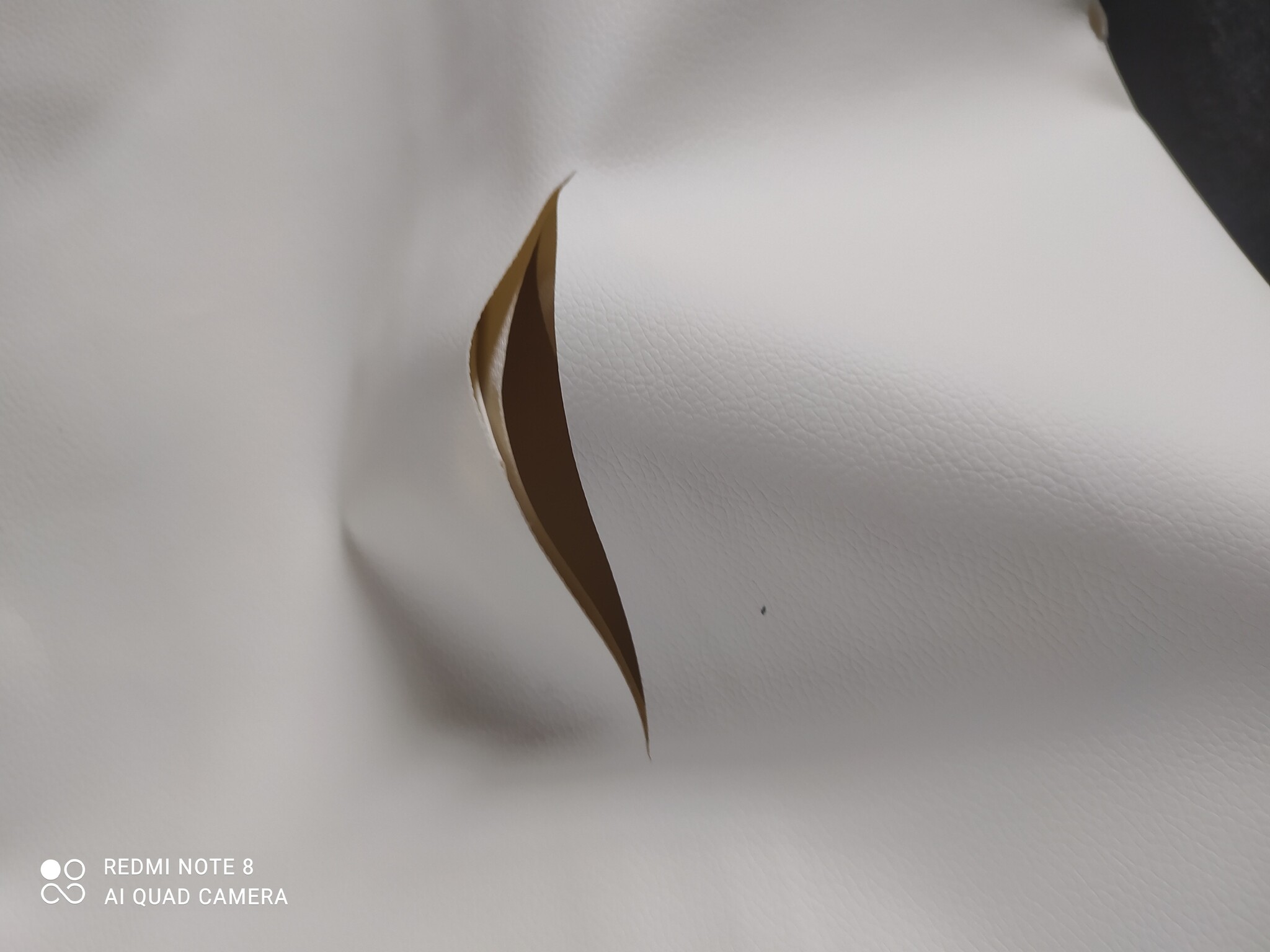 VidaXL Tweezitsbank Crème Kunstleer - 68% Korting! (Lichte Krasjes)