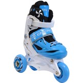 40% KORTING! Inline Skates/Schaatsen/Rolschaatsen Mt 26-29 Blauw - 4-in-1