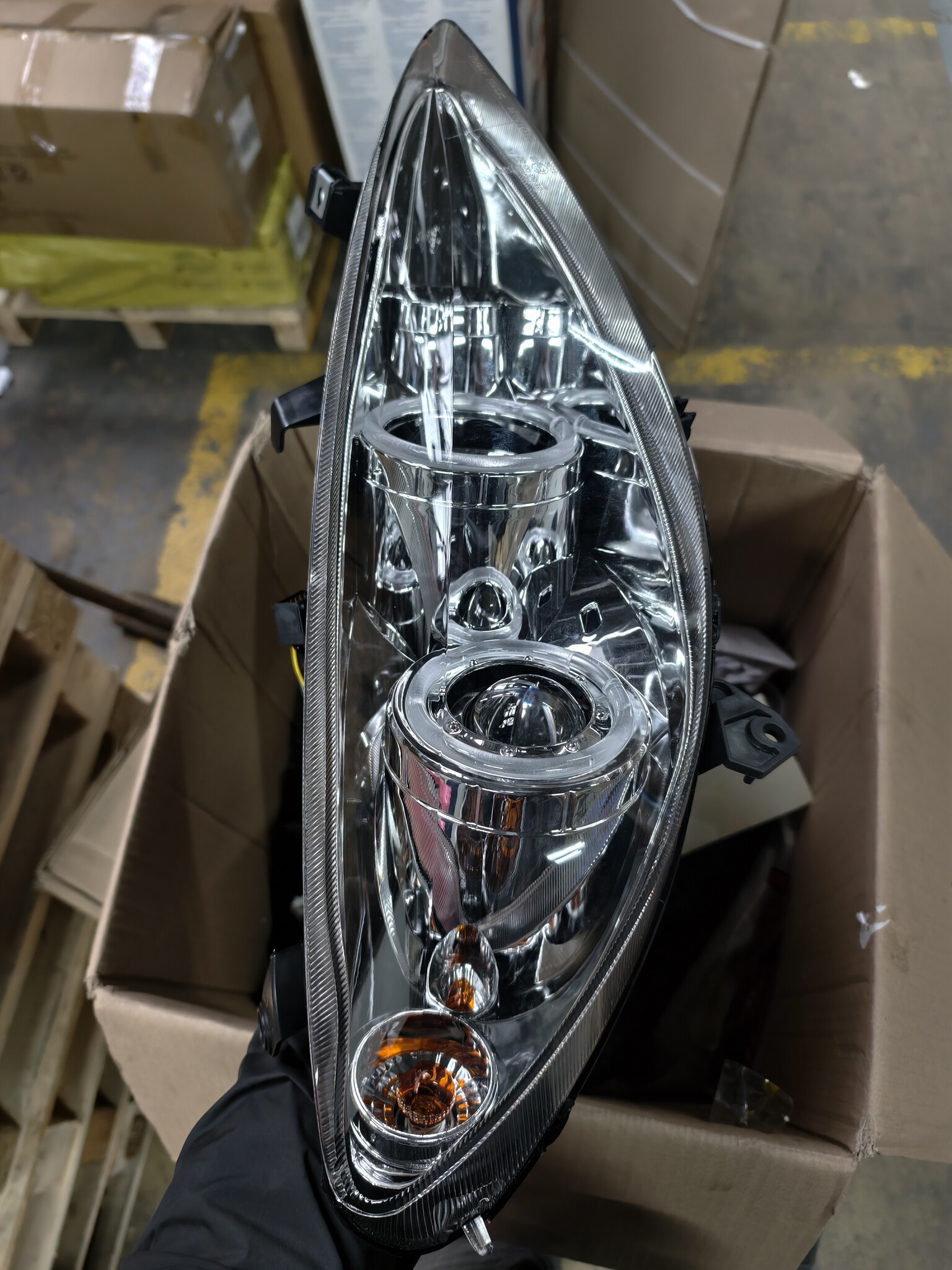 Koplampen Peugeot 307 (01-06) Dual Halo Angel Eyes - 50% Korting!