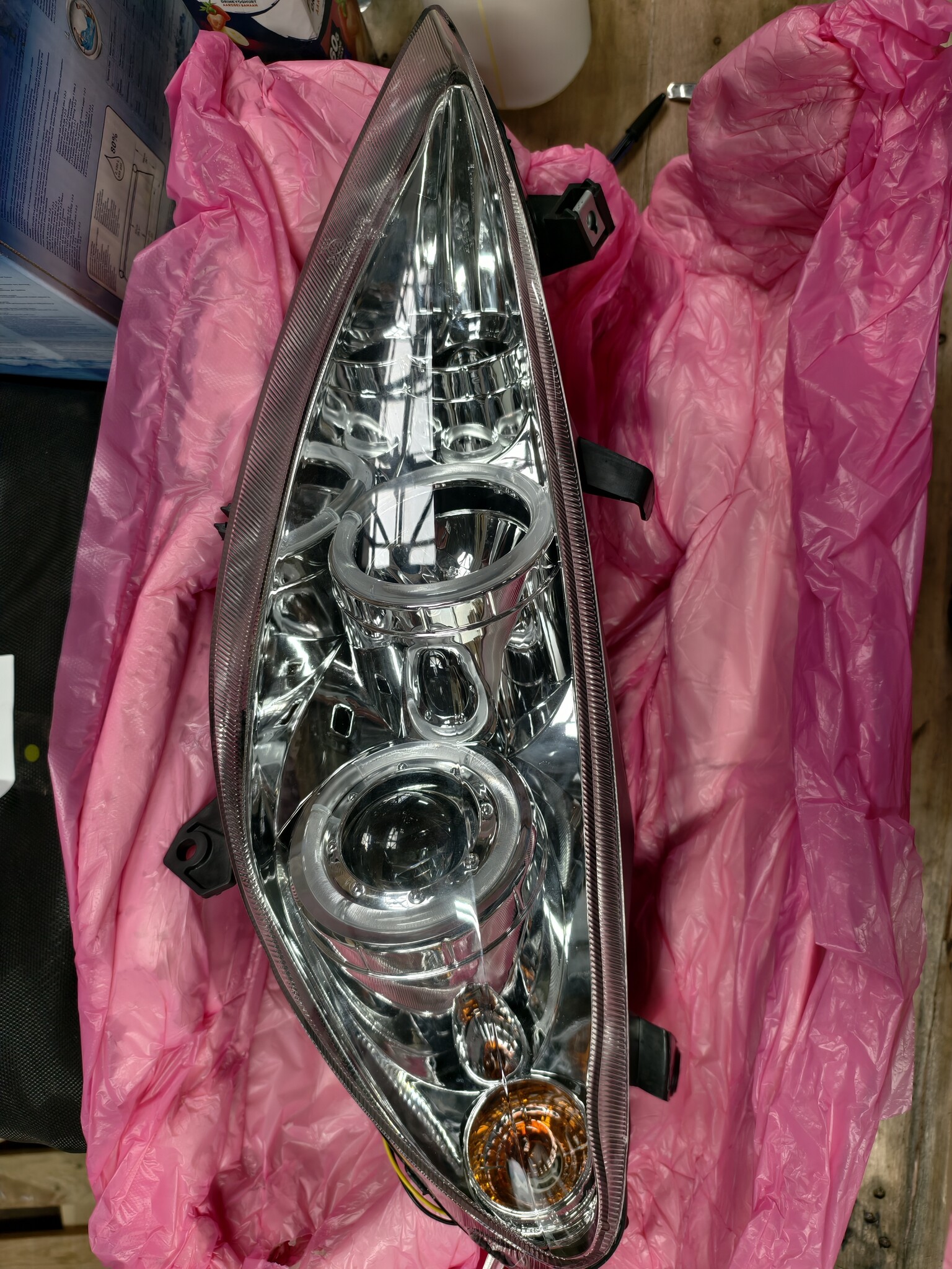 Koplampen Peugeot 307 (01-06) Dual Halo Angel Eyes - 50% Korting!