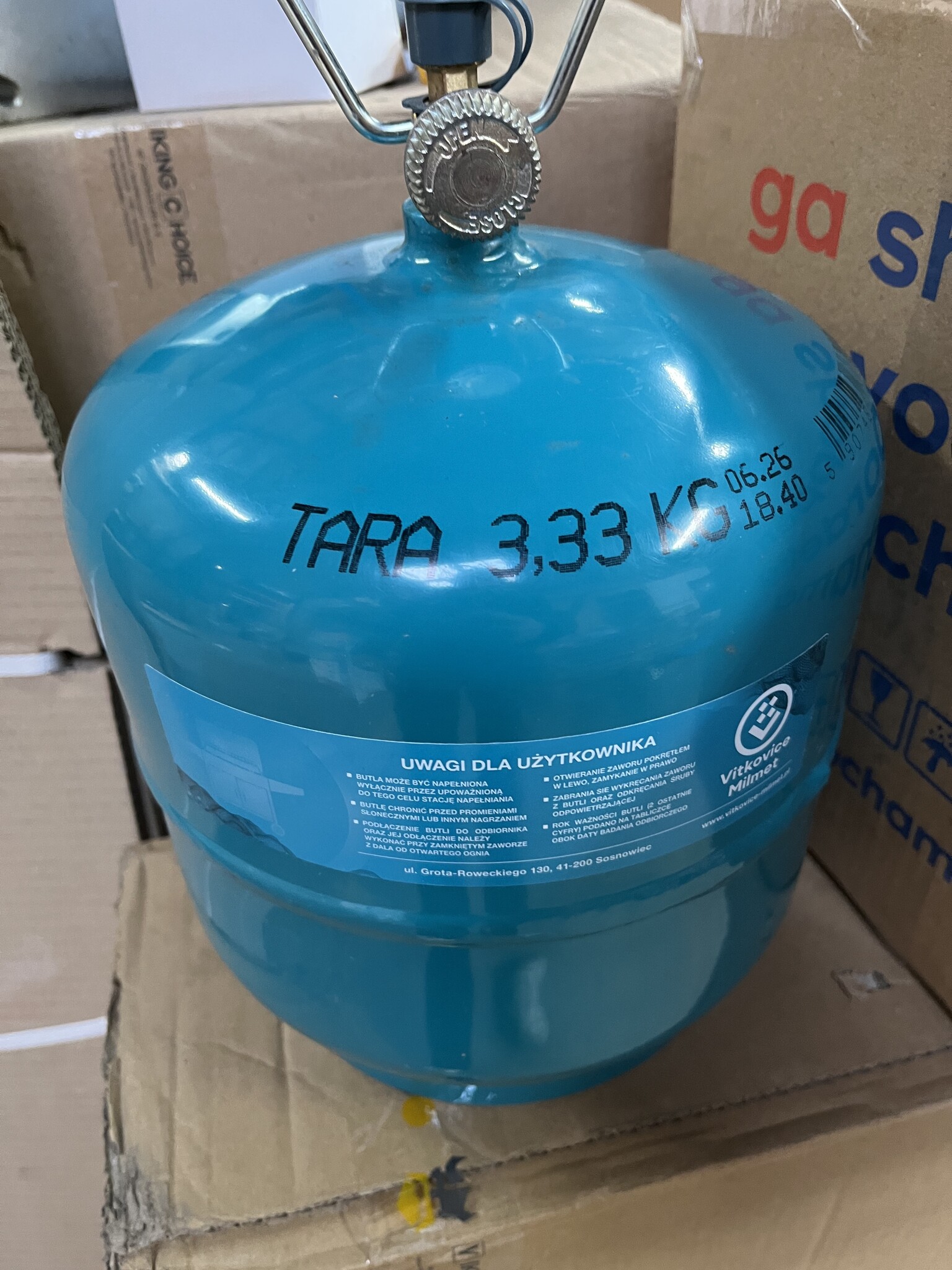 Toeristengasfles 3kg (7.2L) - 40% Korting! Perfect voor Kamperen & Caravans