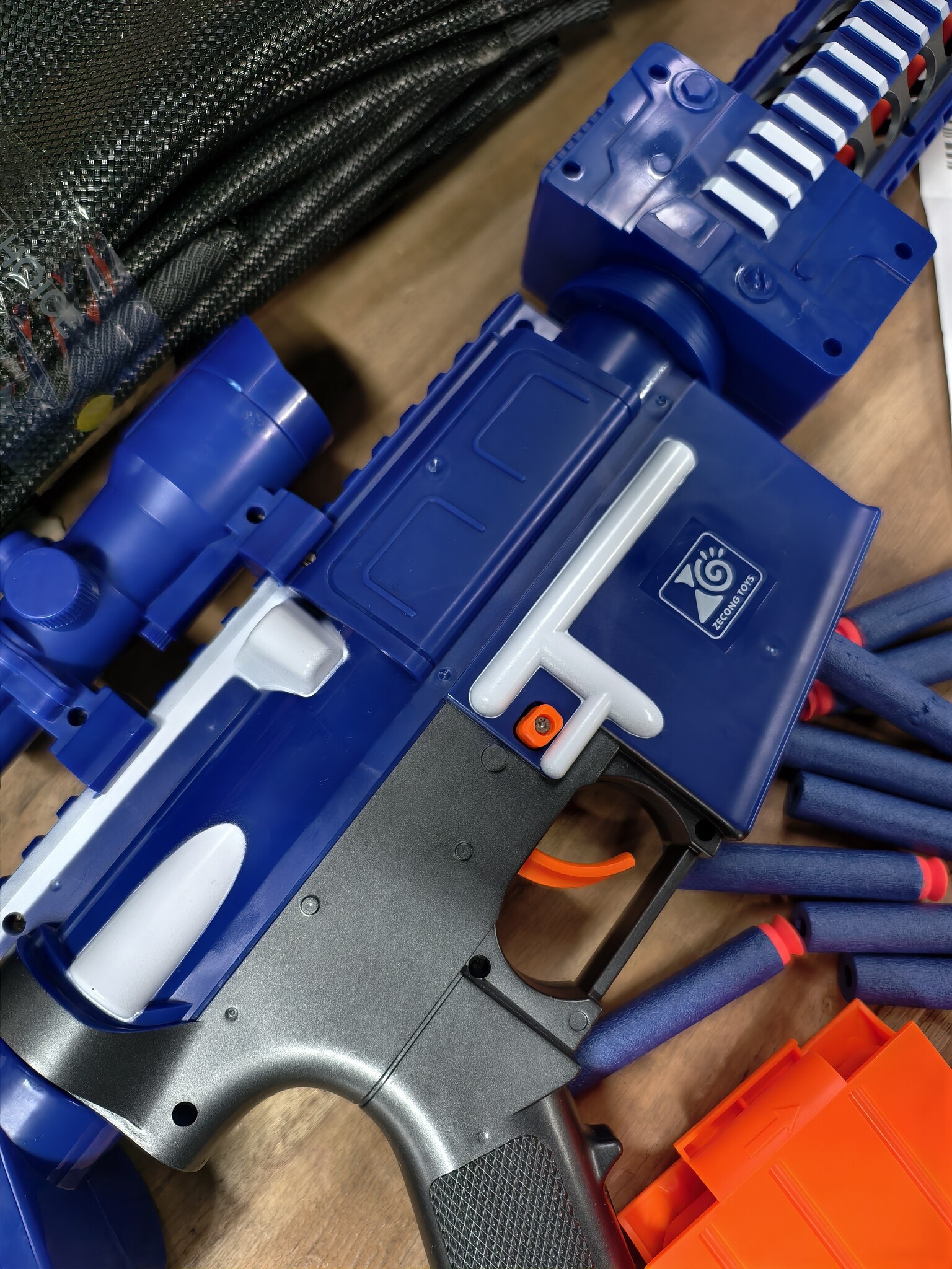 NERF Speelgoed Machinegeweer - 40% Korting! Met 20 Foam Pijlen
