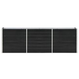 vidaXL Verhoogde Plantenbak 240x40x77cm Staal Antraciet - 35% Korting!