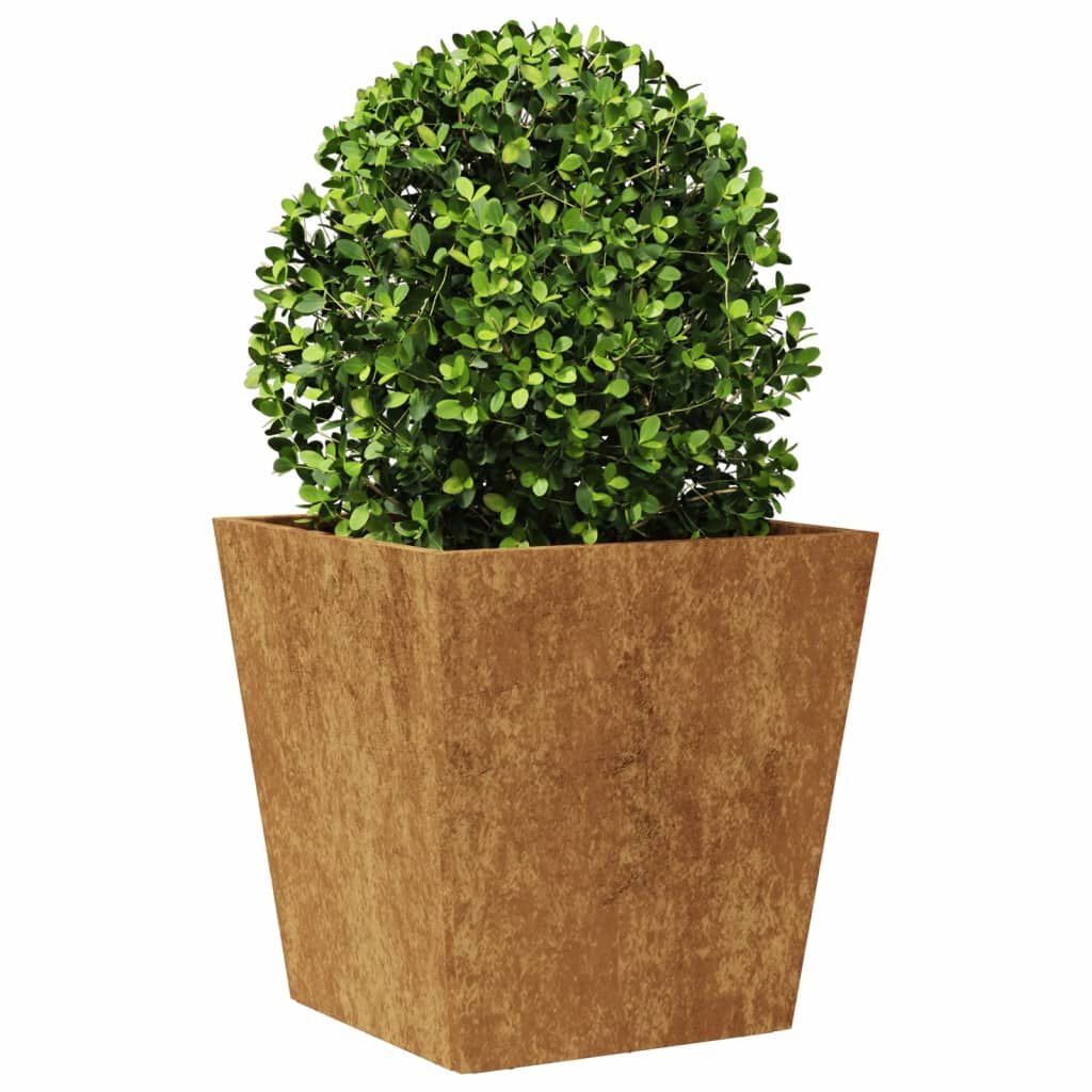 VidaXL Plantenbak 40x40x40cm Staal - 55% Korting! - Licht Verroest