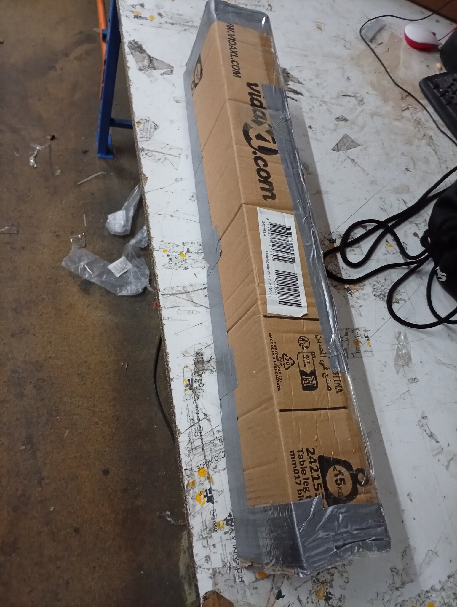 VidaXL Telescopische Tafelpoten (2 st) - Zwart - 55% Korting!