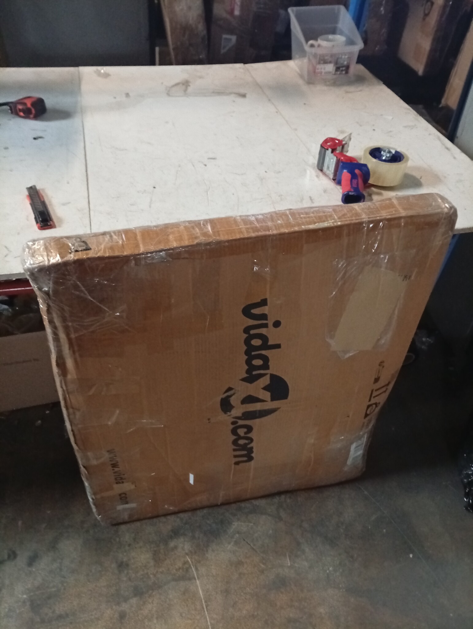 vidaXL Hoekrek 4-laags Staal & Hout - Zilver - 55% Korting!