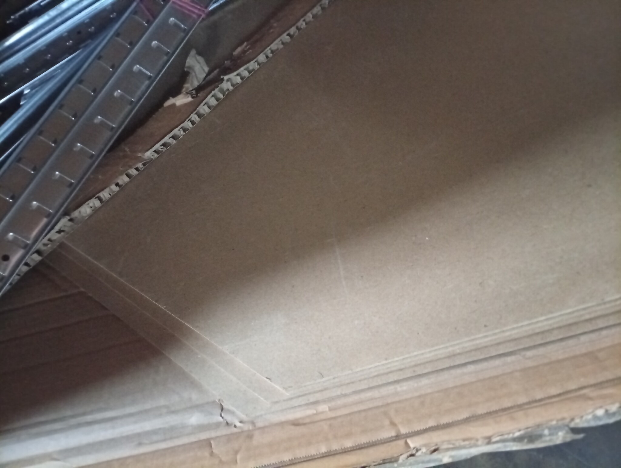 vidaXL Hoekrek 4-laags Staal & Hout - Zilver - 55% Korting!