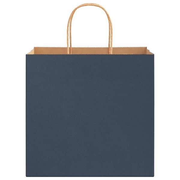 VidaXL Kraftzakken 50 stuks Blauw - 40% Korting! 26x17x25 cm