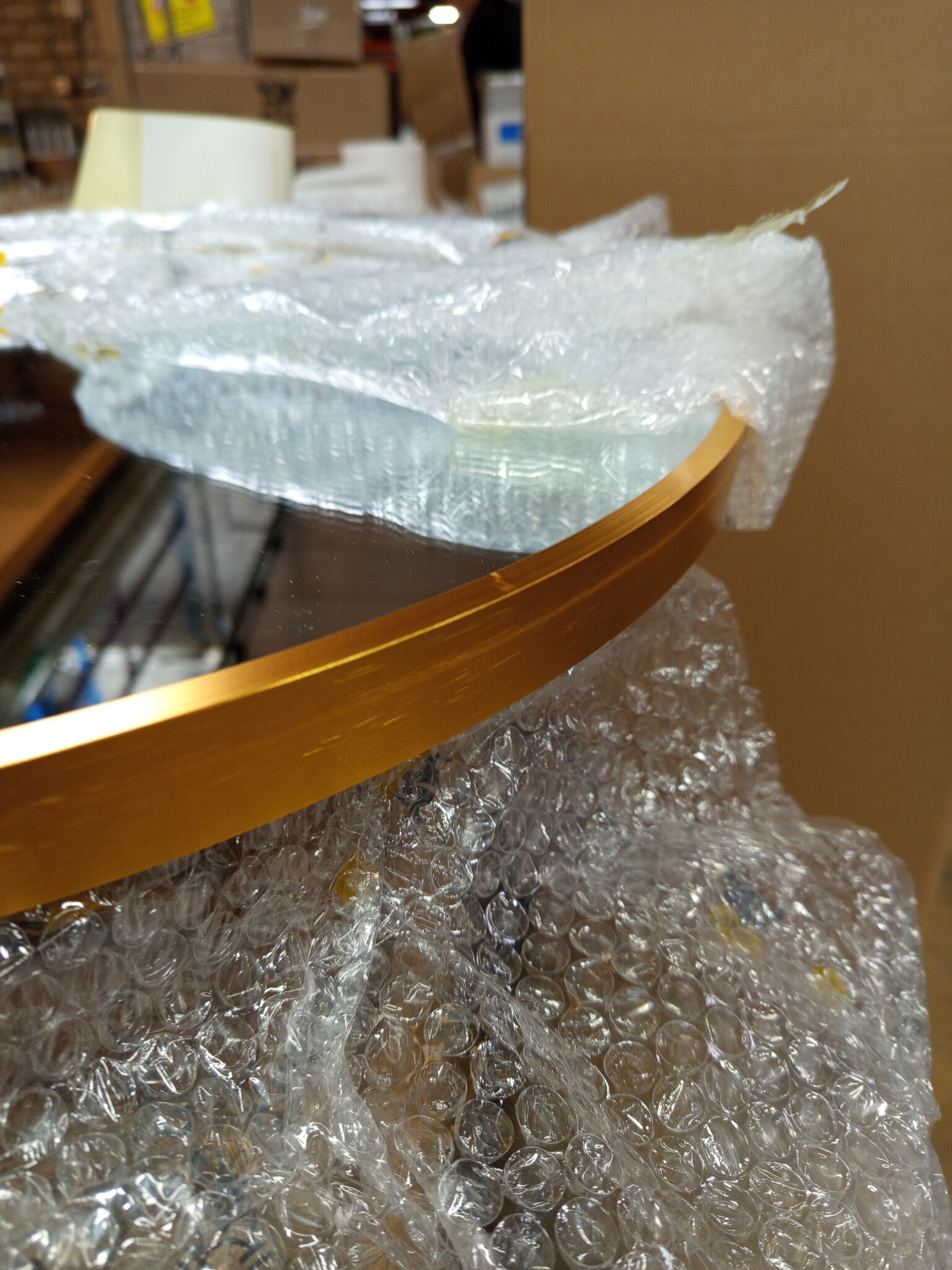 Ronde Wandspiegel Ø 60cm Goud - Nu met 40% Korting!