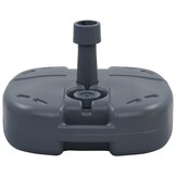 VidaXL Parasolvoet Draagbaar Gevuld (40% Korting!) - Grijs