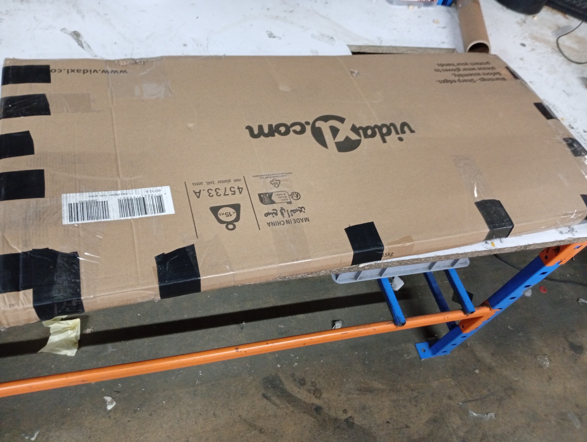 Plantenbak VidaXL Verhoogd 100x40x45cm Antraciet - 60% Korting!