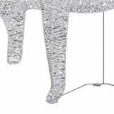 VidaXL Kerstdecoratie Rendieren & Slee 60 LED Zilver - 35% Korting!