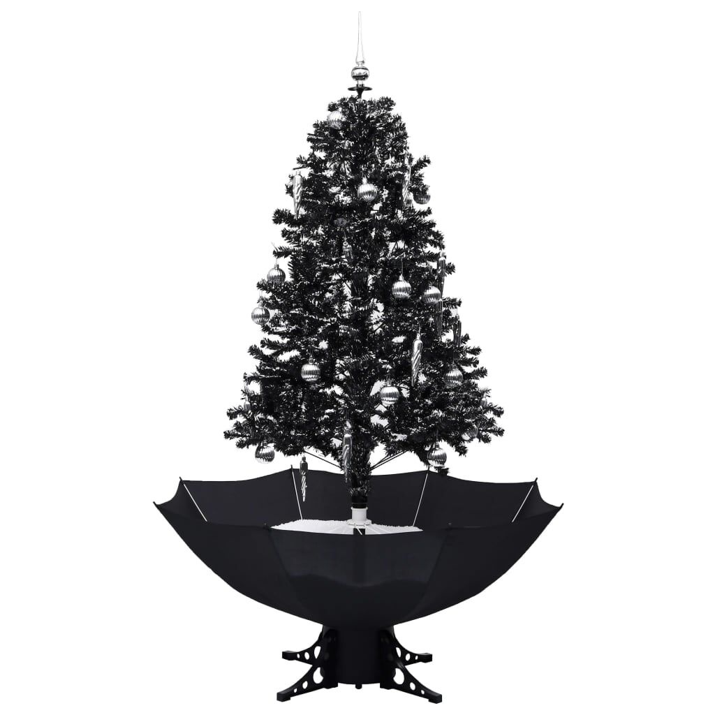 VidaXL Sneeuw Kerstboom 170cm Zwart | 35% Korting | Ongebruikt!