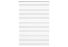 VidaXL Zebra Rolgordijn Wit 105x150 cm - 65% Korting!