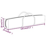 vidaXL Partytent 3x6m Antraciet - 40% Korting! Inklapbaar & Waterafstotend
