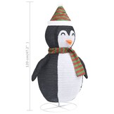 VidaXL Kerstpinguïn LED 120cm Luxe Stof - 35% Korting! Uniek!