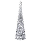 vidaXL Pop-up Kunstkerstboom 180cm Zilver - 35% Korting!
