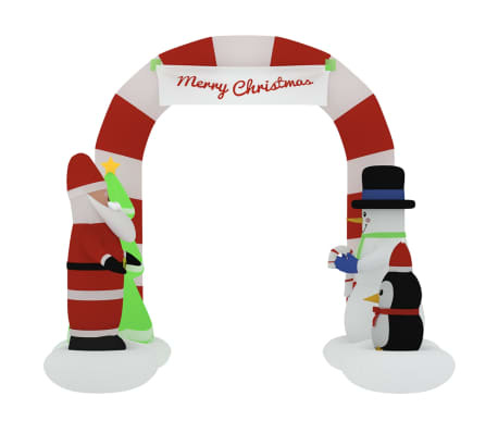 VidaXL Opblaasbare Kerstboog LED 260cm - 40% Korting! | Geretourneerd