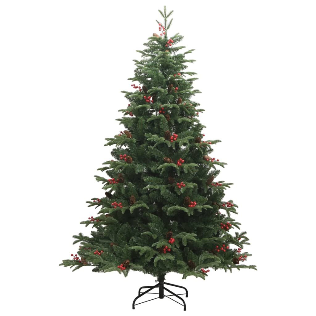 VidaXL Kunstkerstboom 210cm met Dennenappels & Bessen - 35% Korting!