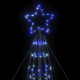 vidaXL Blauwe LED Kerstboom 503cm - 1534 LEDs - NU 35% KORTING!