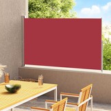 VidaXL Uittrekbaar Tuinscherm 220x300cm Rood - 51% Korting!