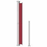 VidaXL Uittrekbaar Tuinscherm 220x300cm Rood - 51% Korting!