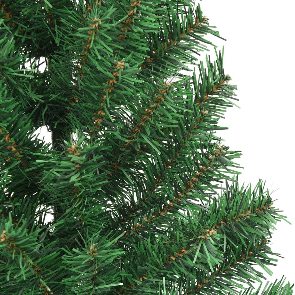 VidaXL Kunstkerstboom Half 240cm Groen PVC | 35% Korting! | Nieuw!