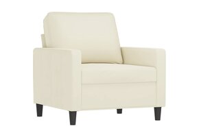 VidaXL Fauteuil Crème Fluweel (60cm) - 40% Korting!