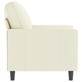 VidaXL Fauteuil Crème Fluweel (60cm) - 40% Korting!
