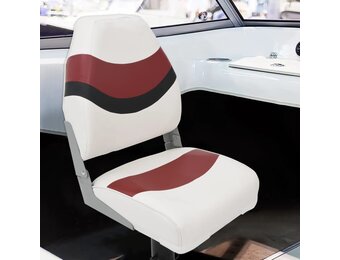 VidaXL Bootstoel Hoge Rugleuning Inklapbaar - 40% Korting!