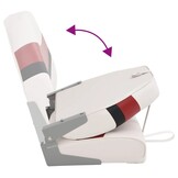 VidaXL Bootstoel Hoge Rugleuning Inklapbaar - 40% Korting!