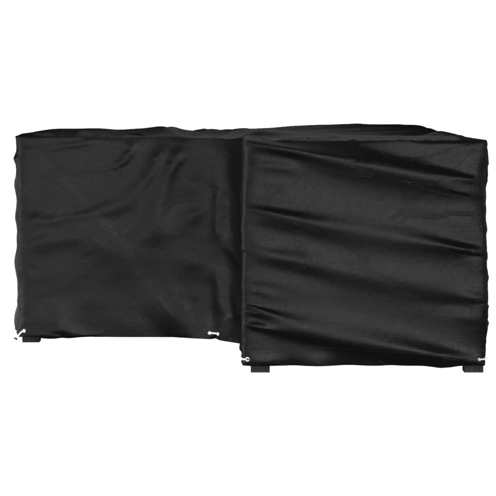vidaXL L-vormige Tuinmeubelhoes - 185x185x90 cm - NU 35% KORTING!