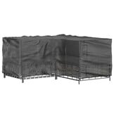 vidaXL L-vormige Tuinmeubelhoes - 185x185x90 cm - NU 35% KORTING!