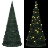 VidaXL Pop-up Kunstkerstboom 210cm Groen met 200 LED's - 40% Korting!
